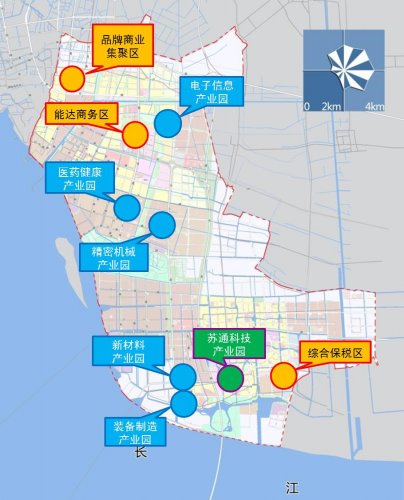南通经济开发区规划图