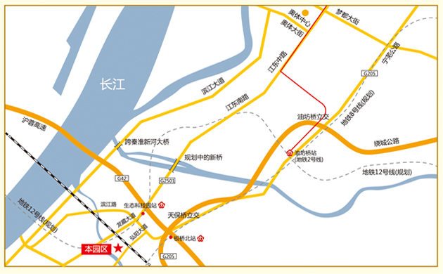 江苏国家数字出版基地地理位置