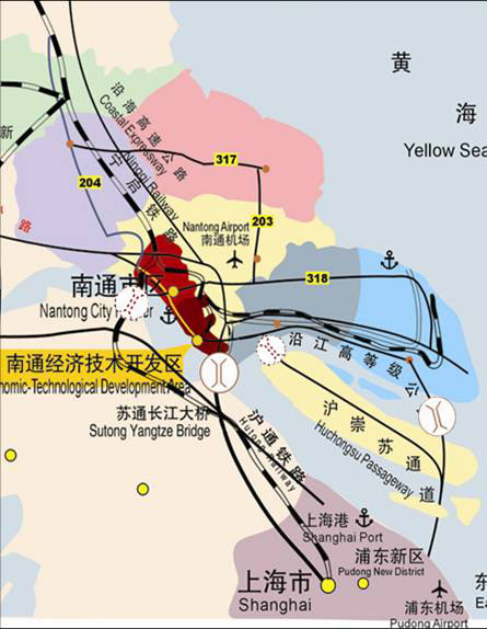 南通经济开发区区位