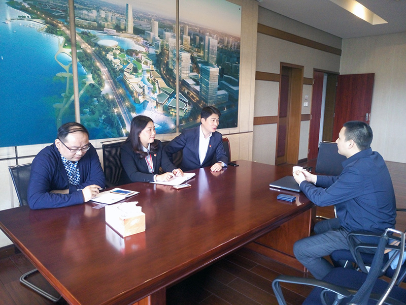 投促中国创始人吴永豪一行赴国家级长兴经济技术开发区交流学习