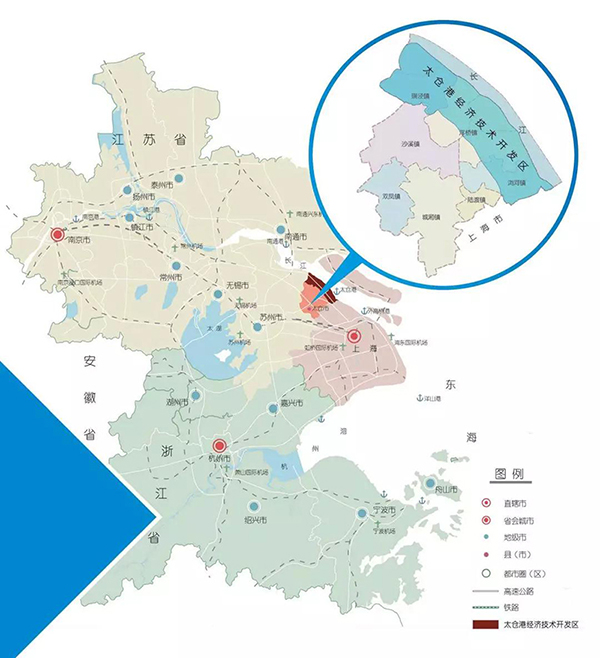 太仓港经济技术开发区地理位置