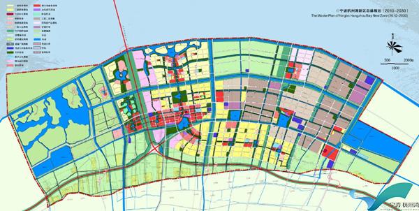 宁波杭州湾新区总体规划图