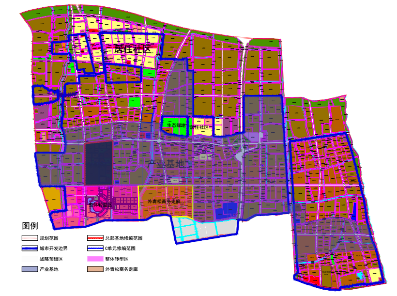 上海青浦工业园区规划图