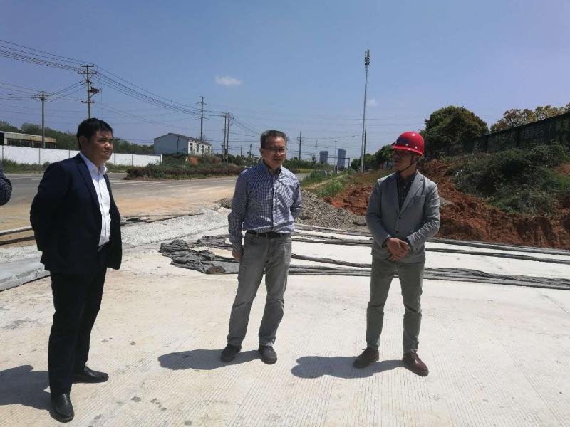 县委书记黄维群调研开发区在建工程