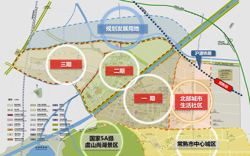 常熟虞山高新区规划图