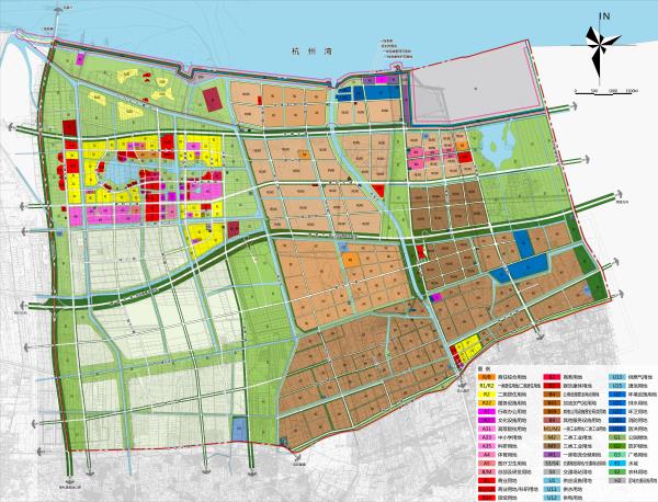 杭州湾上虞经济技术开发区规划图