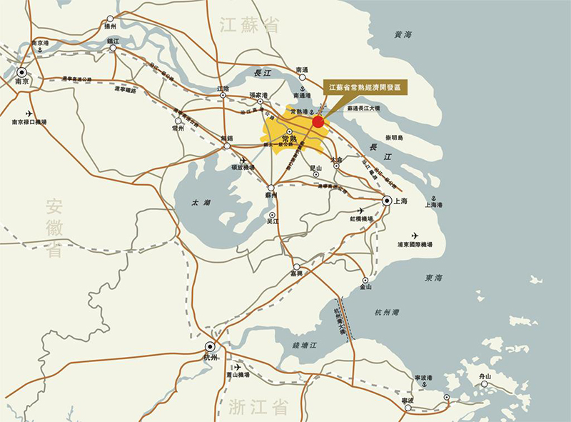 常熟经济技术开发区交通区位