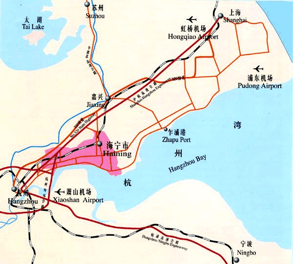 海宁市交通区位