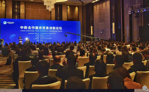 投促中国创始人吴永豪一行受邀参加中新合作服务贸易创新论坛