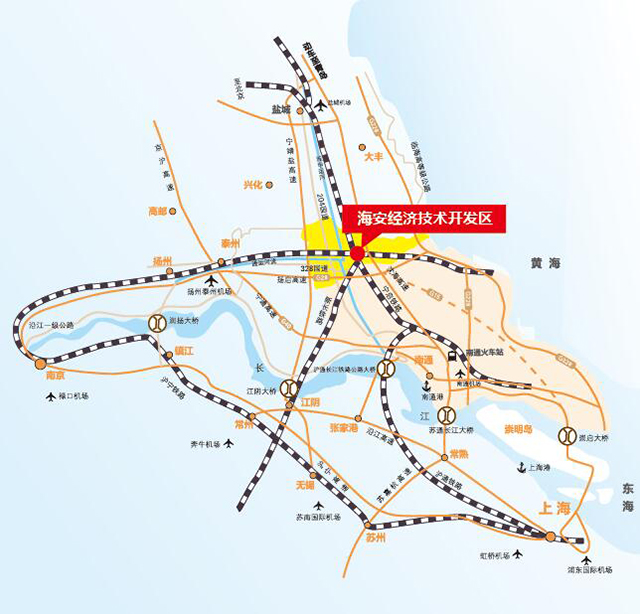 海安经济技术开发区交通区位