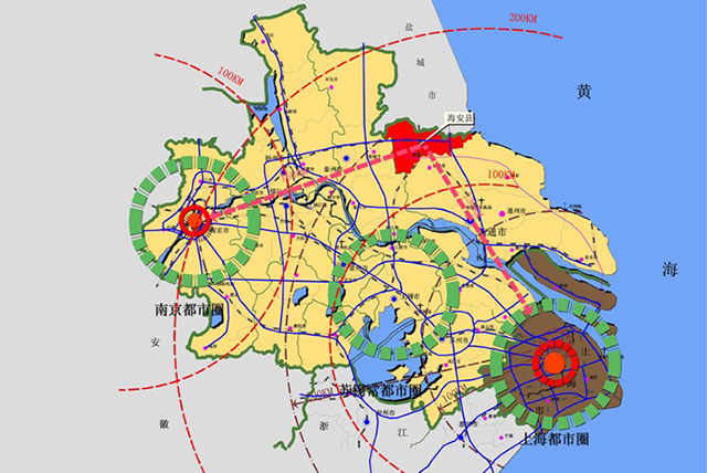 海安市地理位置