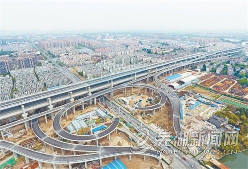 长江路高架建设进展顺利
