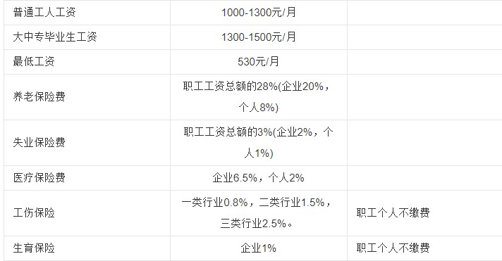 劳动用工成本