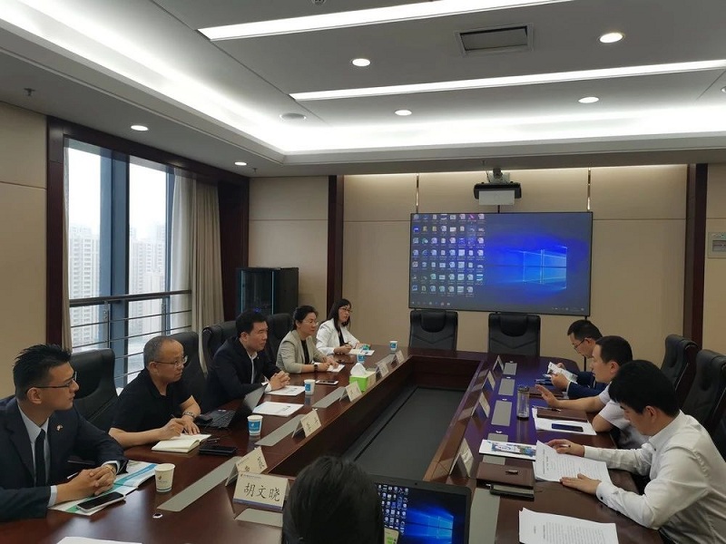 中白工业园代表团到徐州高新区交流座谈
