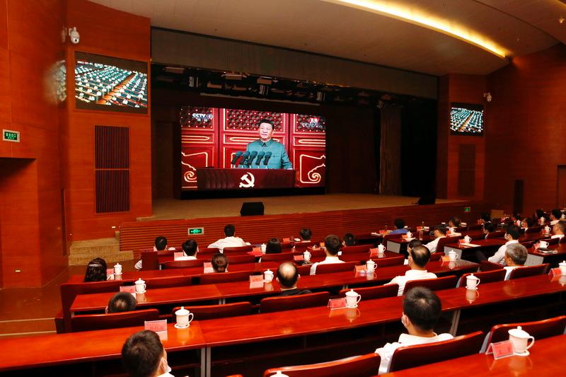 中国共产党成立100周年大会引发经开区热烈反响