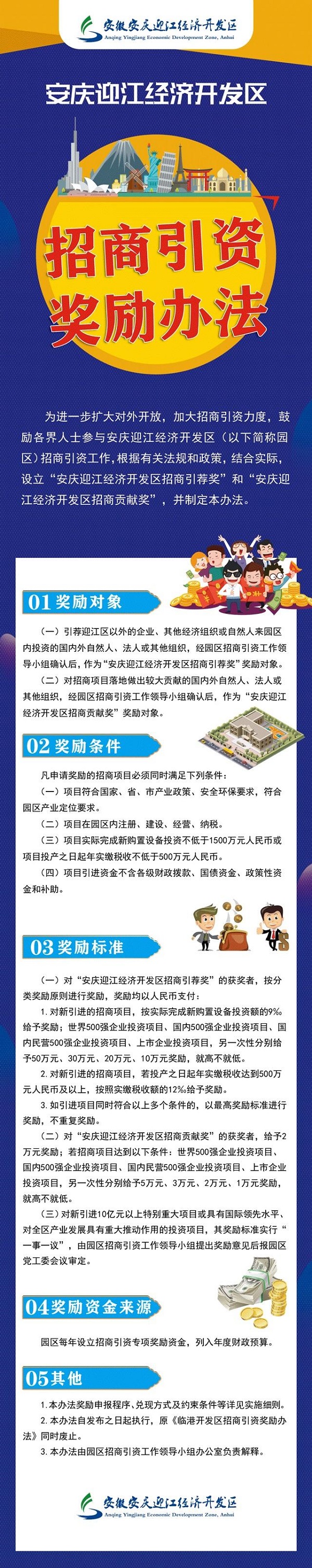 迎江经济开发区招商引资奖励办法