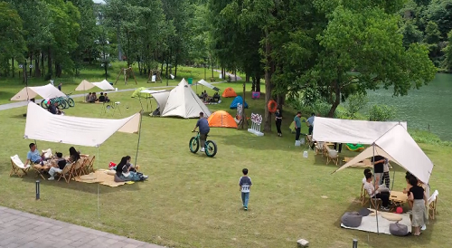 齐云山帐篷露营项目撬开暑期旅游市场