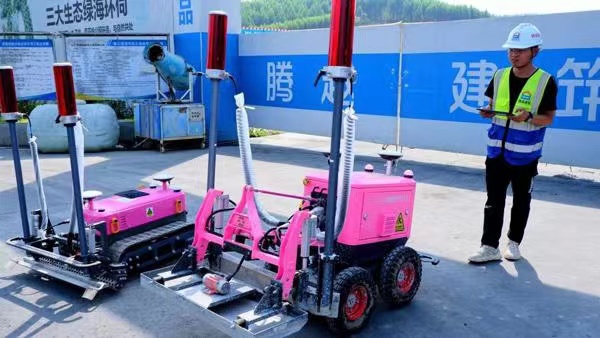 智能建造机器人在柳州“上岗”啦