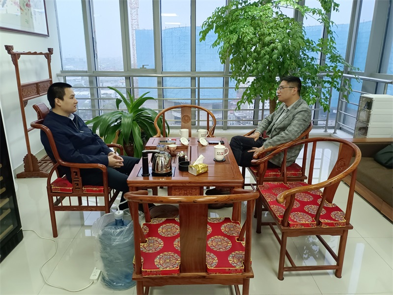 长三角（嘉善）招商引才服务有限公司副总经理丁俊峰一行来访投促中国