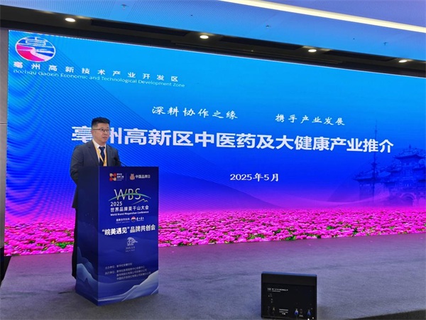 亳州高新区携手多家企业组团亮相2025世界品牌莫干山大会