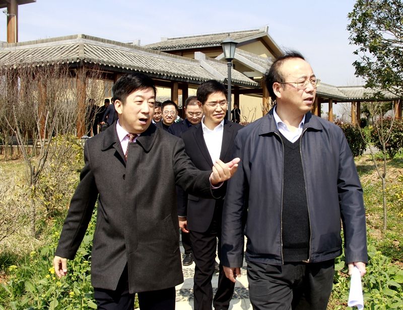 市委书记张祥安率队来全 调研旅游业重点项目建设工作