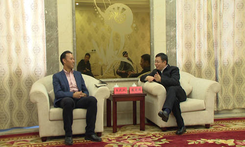 崔爱国会见中国三峡新能源公司王武斌一行