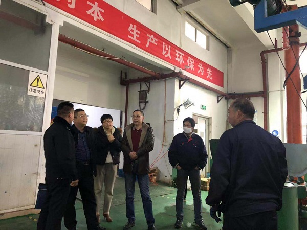 六合区安监局调研指导电镀产业园安全生产工作