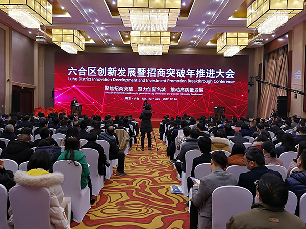 六合区成功举办创新发展暨招商突破年推进大会