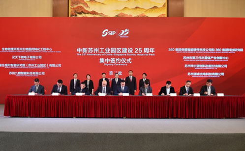 苏州国际科技园企业亮相园区集中签约仪式