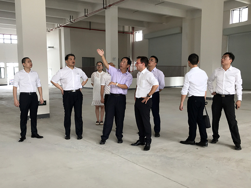 投促中国创始人吴永豪，德国普爱集团（PI GmbH & Co. KG）集团副董事长、首席执行官马库斯·斯潘纳一行赴江苏省常州经济开发区考察