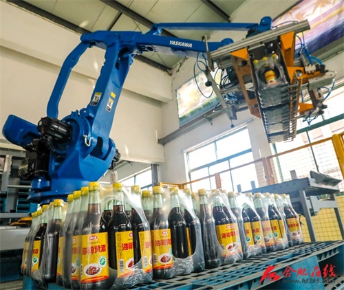 庐江县一企业通过“机器人”上岗助力复工复产