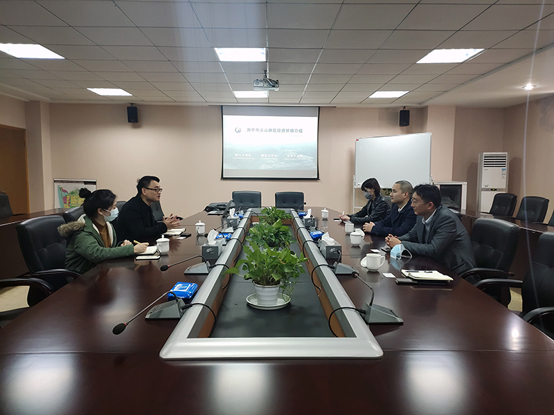 投促中国创始人吴永豪一行赴浙江省海宁市尖山新区（黄湾镇）交流学习