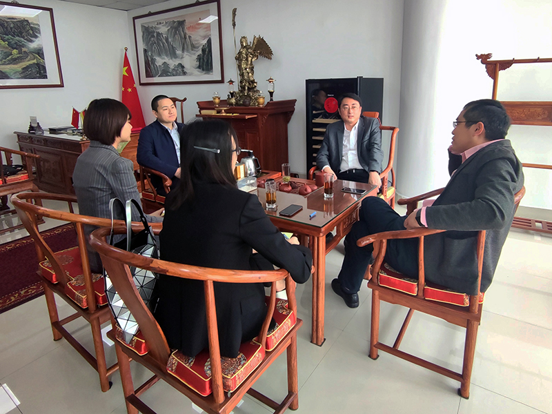 江苏省常熟虞山高新技术产业开发区招商局局长徐健一行来访投促中国