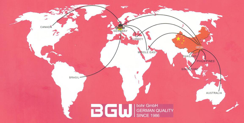 来自德国建筑系统行业市场领导者博格威集团（BGW-Bohr GmbH）的感谢信