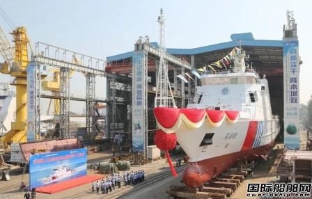 中国首艘锂电池混合动力海上公务船下水