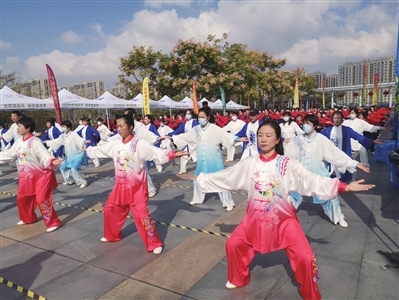 2020年宁波镇海健身气功展示大会在镇海举行