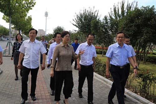 嘉兴市副市长沈晓红来平湖经开调研督导