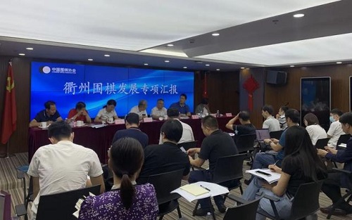 中国围棋协会召开衢州围棋发展专项汇报与工作对接会