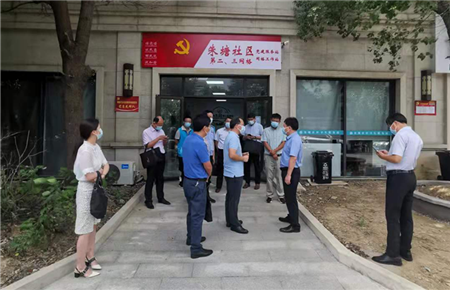 区委政法委书记黄金发带队督导调研维扬经济开发区网格化社会治理工作