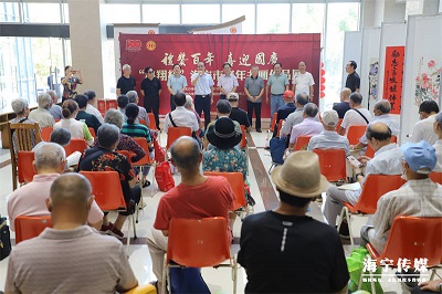 一百幅书画作品歌颂百年历程 海宁老年书画展9月22日开展