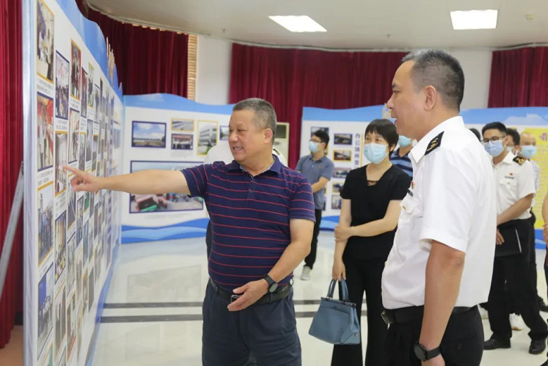 胡春龙率队前往清远海关学习考察文明创建、党建和疫情防控工作