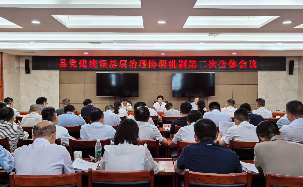 丰都县召开党建统领基层治理协调机制第二次全体会议
