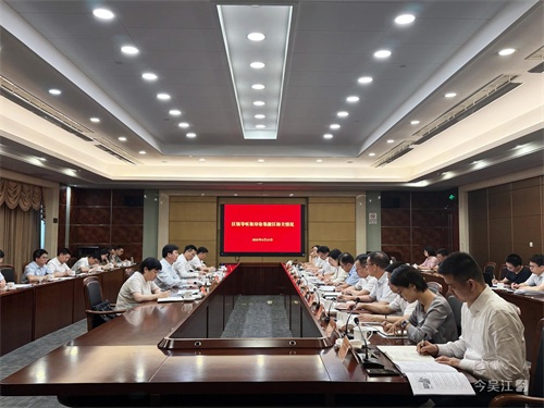 孙建江专题听取印染集聚区相关情况