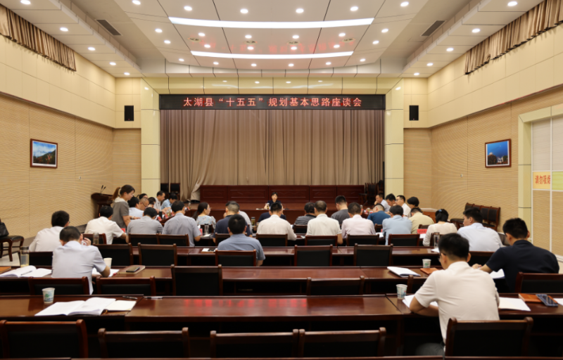 太湖县 “十五五”规划基本思路座谈会召开