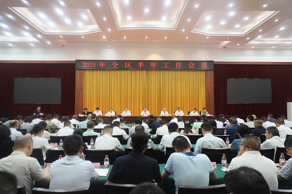 2025年全区半年工作会议召开