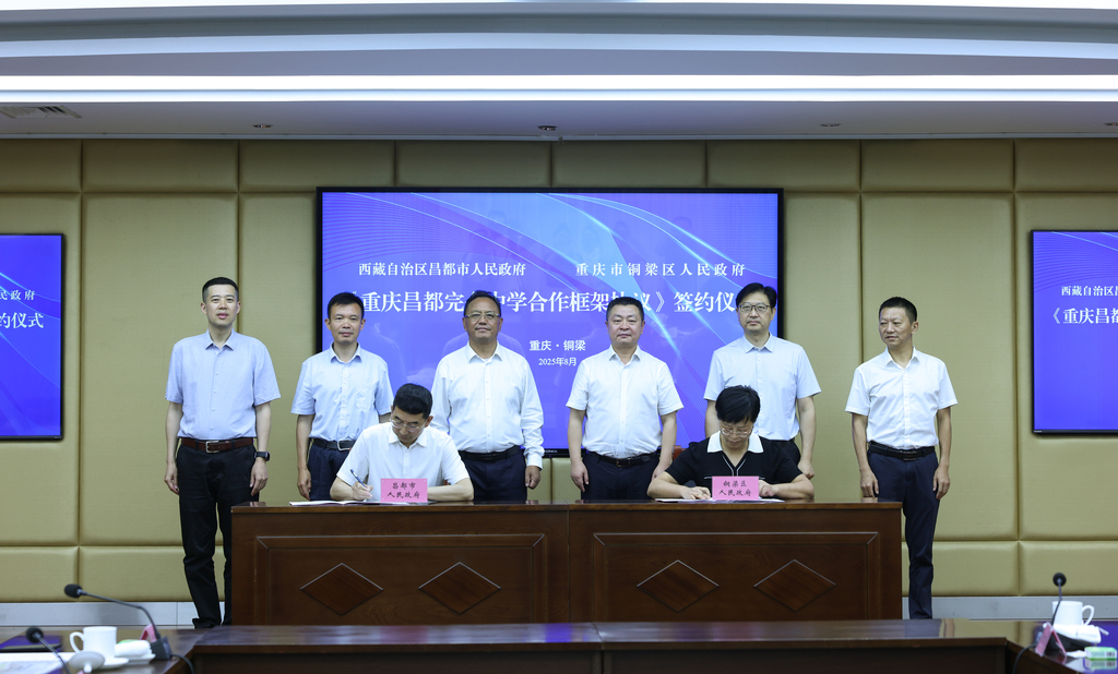 西藏自治区昌都市委副书记、市政府市长罗庆伍一行来铜调研