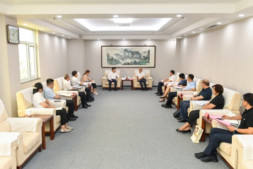 区领导会见中国绿发天津公司领导一行