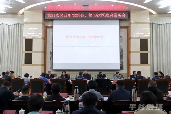 区政府党组会常务会召开 传达学习习近平总书记近期重要讲话精神