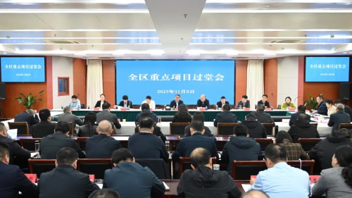 全区重点项目过堂会召开