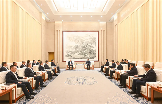 袁家军会见中信集团董事长奚国华一行